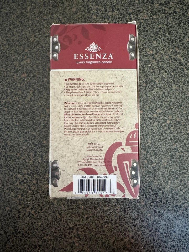 Essenza новый в коробке роскошный аромат свечи сад Au Прованс красный 6,5 унций - Изображение 3 из 4