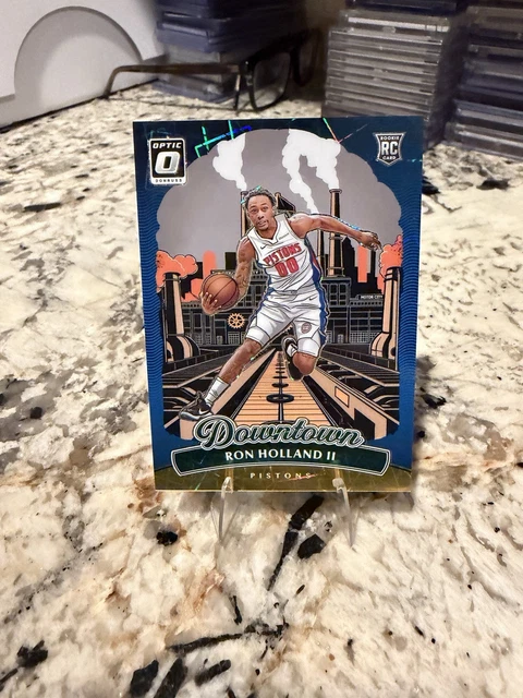 2024-25 Donruss Optic Ron Holland II Downtown RC Gold #/10 Kolben
