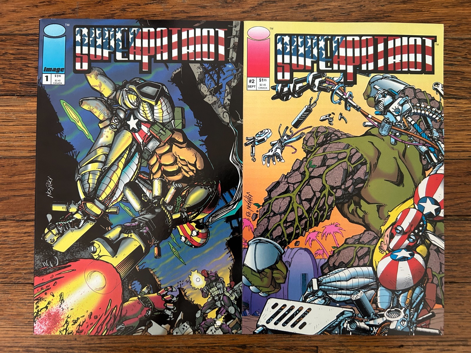 SUPERPATRIOT 1 2 LOT Savage Dragon Erik Larsen Dave Johnson Image Superpatroit