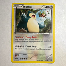 Snorlax 118/162 BREAKthrough Unlimited Regular Uncommon English HP120 on eBay