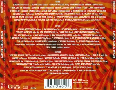 VARIOUS ARTISTS - DECADE OF HITS: THE 60'S NEW CD