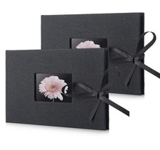 2 Pack Small Photo Album 4x6, Each Picture Album Holds 24 Horizontal Photos, ...