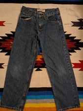 Arizona Boys Relaxed Fit Blue Denim Jeans 10 Regular Adjustable Waist Pockets