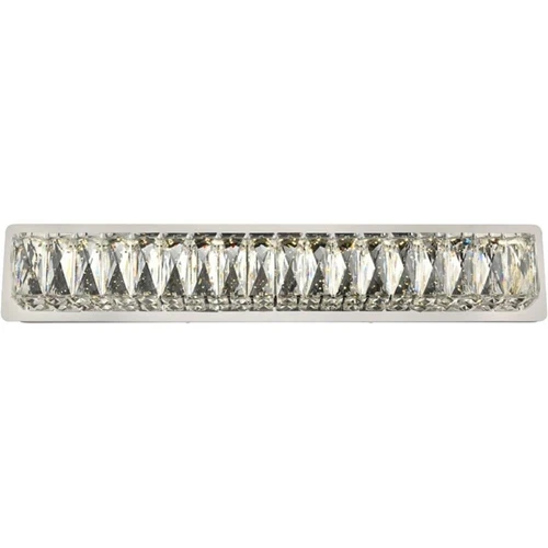 Elegant Lighting Monroe 24.4" Royal Cut Crystal Vanity Light in Chrome - Picture 2 of 6