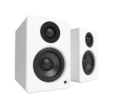 Kanto YU2 Matte White Pr. Powered Desktop Speakers OB Damage Factory Box