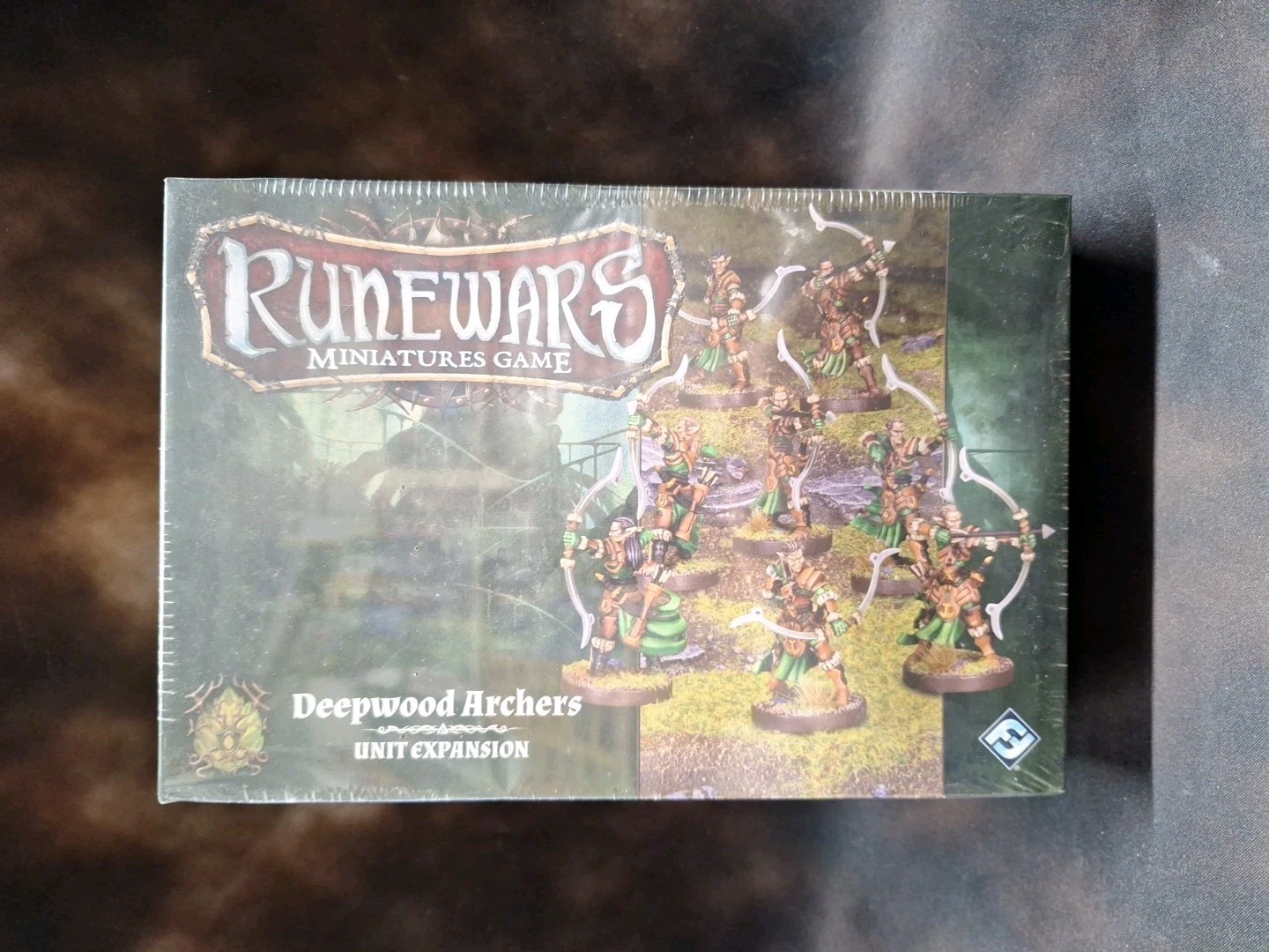 RUNEWARS - LATARI DEEPWOOD ARCHERS UNIT Expansion. FFG New Old Stock. OOP