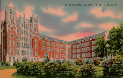 Postcard: SHRE ST. SCHOLASTICA ACADEMY, FT. SMITH, ARKANSAS