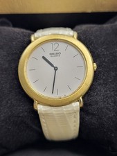 Seiko Gold Tone 2C20-0429 Women's Watch Made In Japan [WORKS] 1980 Vintage