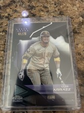 2026 Topps Chrome Black Baseball Purple Refractor /75 Luis Arraez #114 🔥
