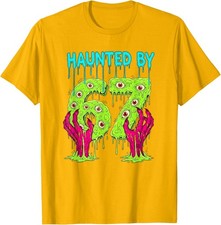 Haunted Funny Halloween Spooky Season Pumpkin Unisex T-Shirt