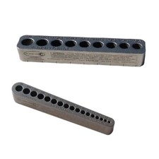 Portable V-Drill Guide with Nickel Alloy Steel for 1/8-1/2 Inch Holes - Set of 2