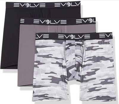 EVOLVE by 2(X)ist 6  Micro Boxer Brief 3 Pack -Small