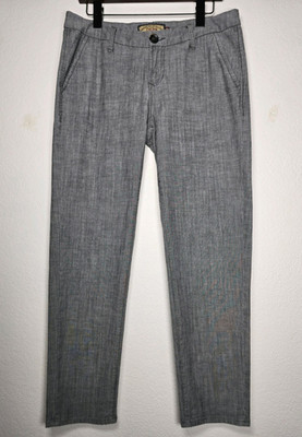 Dear John American Standard Pants Womens 29 Black Heathered Boyfriend Crop