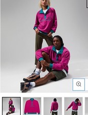 berghaus Unisex Polarplus Fleece - Pink/Dark Turquoise Size Small Excellent