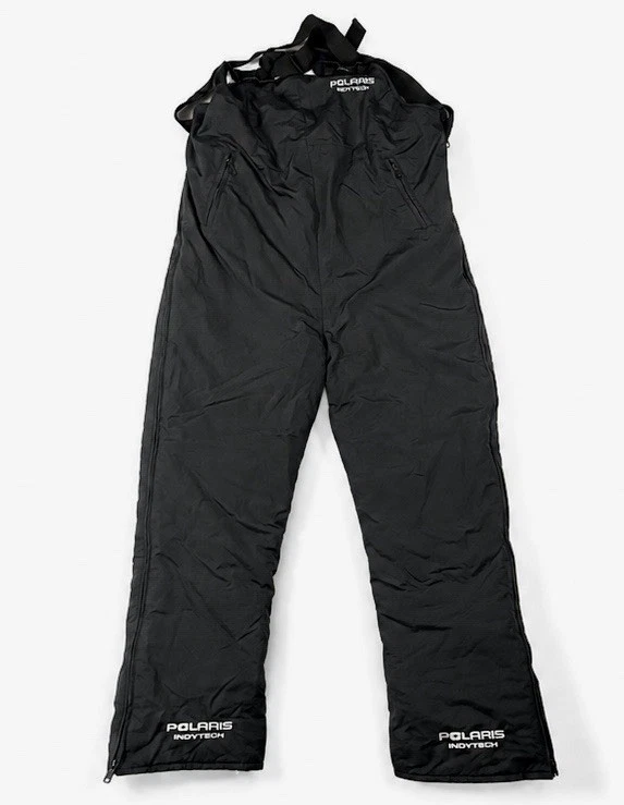 Polaris IndyTech Snowmobile Bib Pants Women’s Large Tall Black USA Thinsulate - Image 1 of 4