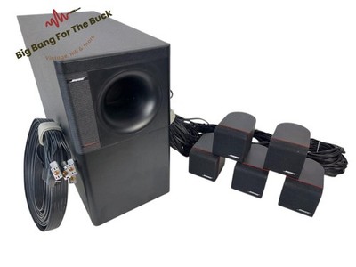Bose Acoustimass 6 Home Theater Speaker System   5x Redline Lautsprecher & Kabel