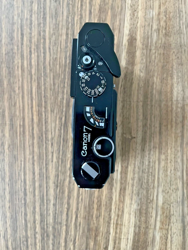 Canon 7 Rangefinder Kamera Schwarz Repaint - Bild 2 von 4