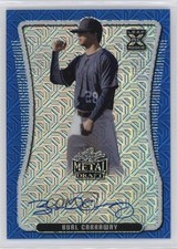 2020 Leaf Metal Draft Blue Mojo 4/10 Burl Carraway #BA-BC1 Auto nd3