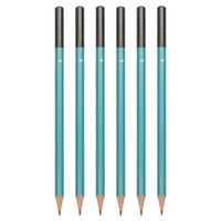 B Zeichenstifte 6PCS, GrüN/Schwarz, 6Eckig, FüR Kunst & Skizzieren