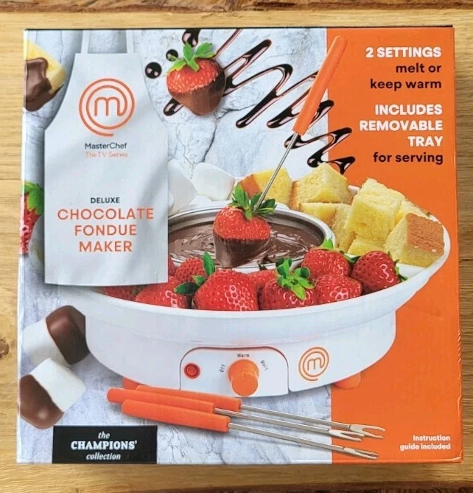 MasterChef Chocolate Fondue Maker- Deluxe Electric Dessert Fountain Fondue Pot - Image 2 of 4
