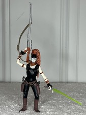 COMPLETE Aurra Sing Jedi Hunter SAGA Collection  70 Star Wars Figure  2006