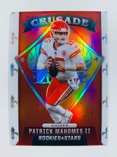 Patrick Mahomes 2021 Rookies & Stars Crusade Red /99 Color Match Prizm Chiefs