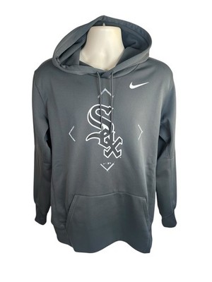 Vintage Nike Centre Logo Swoosh Hoodie Herren Large L Chicago White Sox Team MLB
