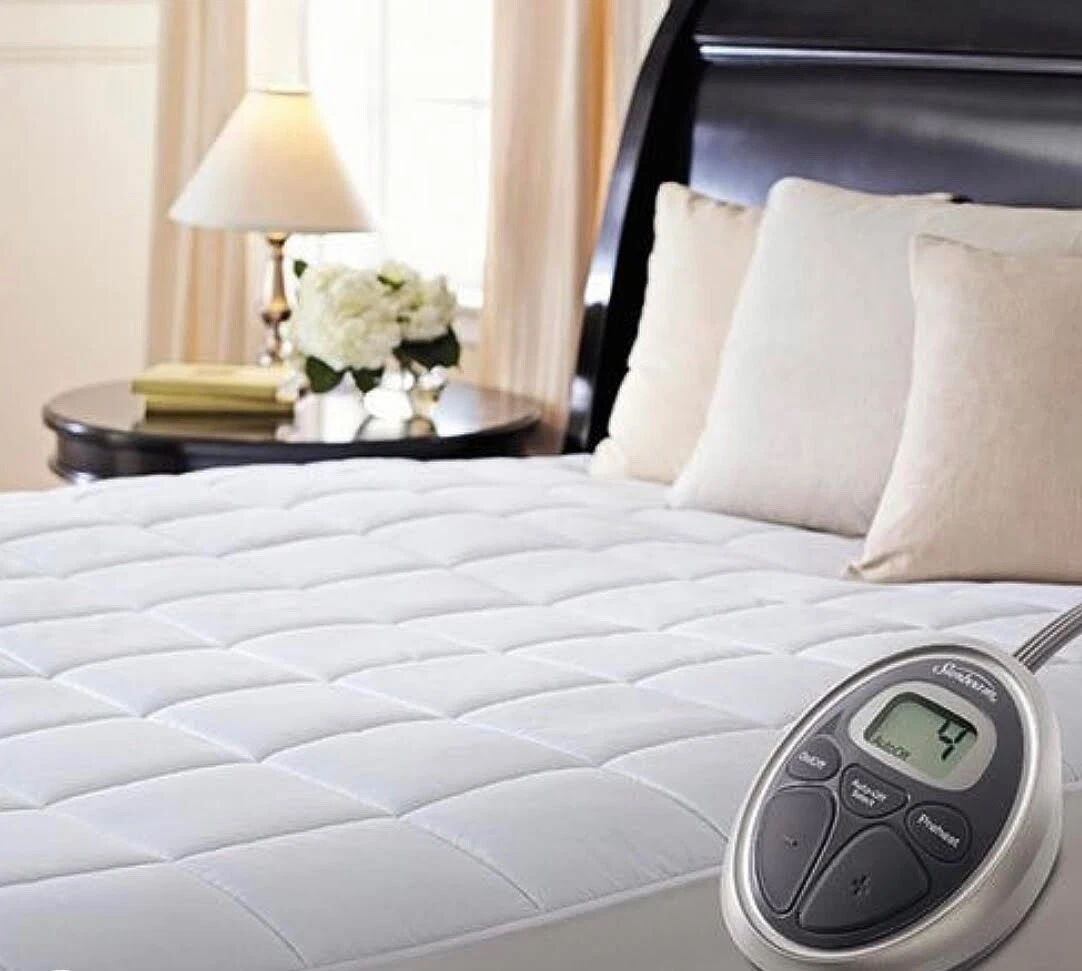 Sunbeam Heated Electric Mattress Pad - King Size -Two Controllers - 20  Settings | eBay