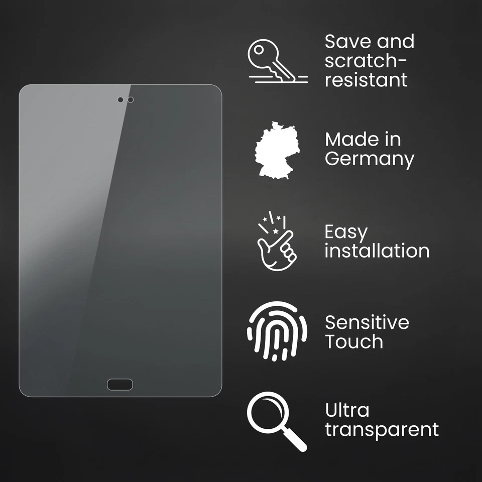 Bruni 2x Protective Film for Asus ZenPad Z8s ZT582KL Screen Protector - Image 3 of 4