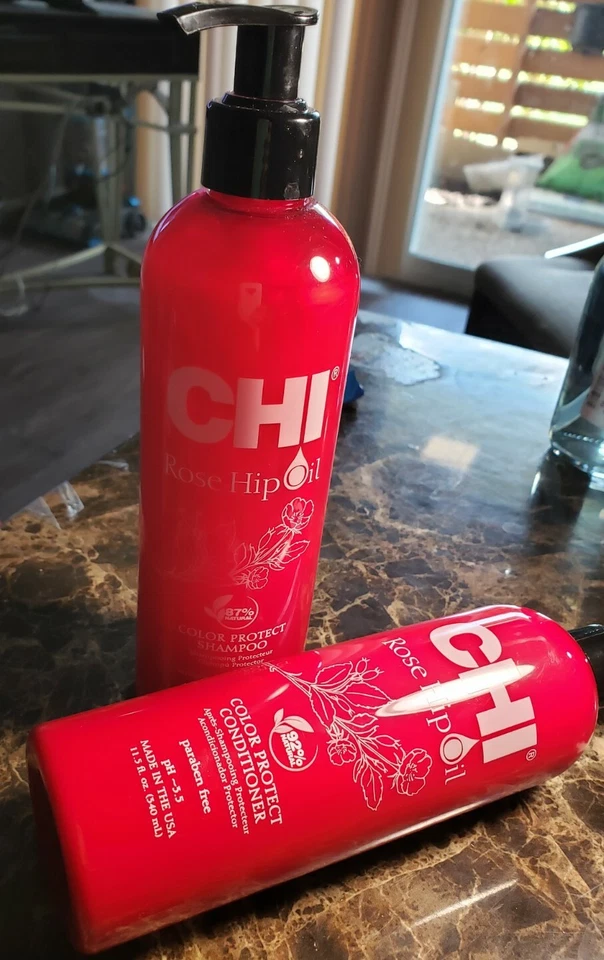 Lot 2 Chi Rose Hip Oil Color Nuture Protecting Conditioner 11.5oz Each - Image 2 of 4