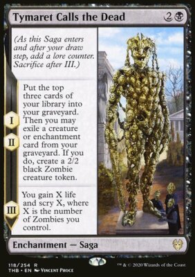 Magic the Gathering MTG Tymaret Calls the Dead (118) Theros Beyond Death   LP