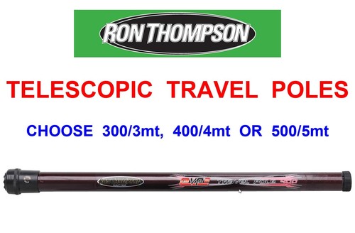NEW RON THOMPSON TRAVEL POLE SERIES TELESCOPIC 3 4 5 m MARGIN CARP FLOAT FISHING