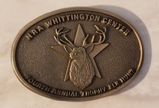 NRA Belt Buckle Whittington Center Fourth Annual Trophy Elk Hunt