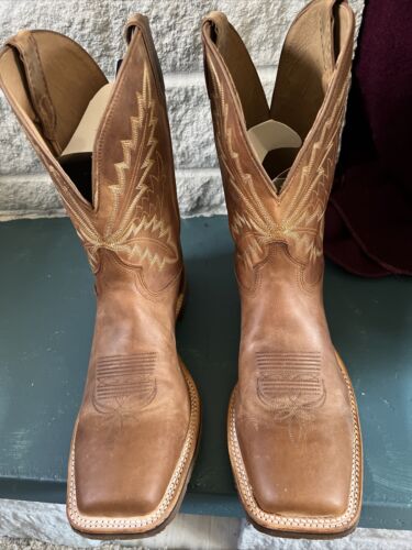 TONY LAMA Bowie Oak Cowhide  11" M5C Wide Square Men's Western Boots Size 14 D - Picture 1 of 9