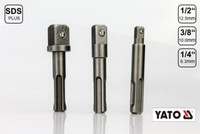 "3 Tlg. Sds-Plus Stecknuss Halter Satz Adapter Auf 1/4\" 3/8\" 1/2\" Nuss YT-04686"