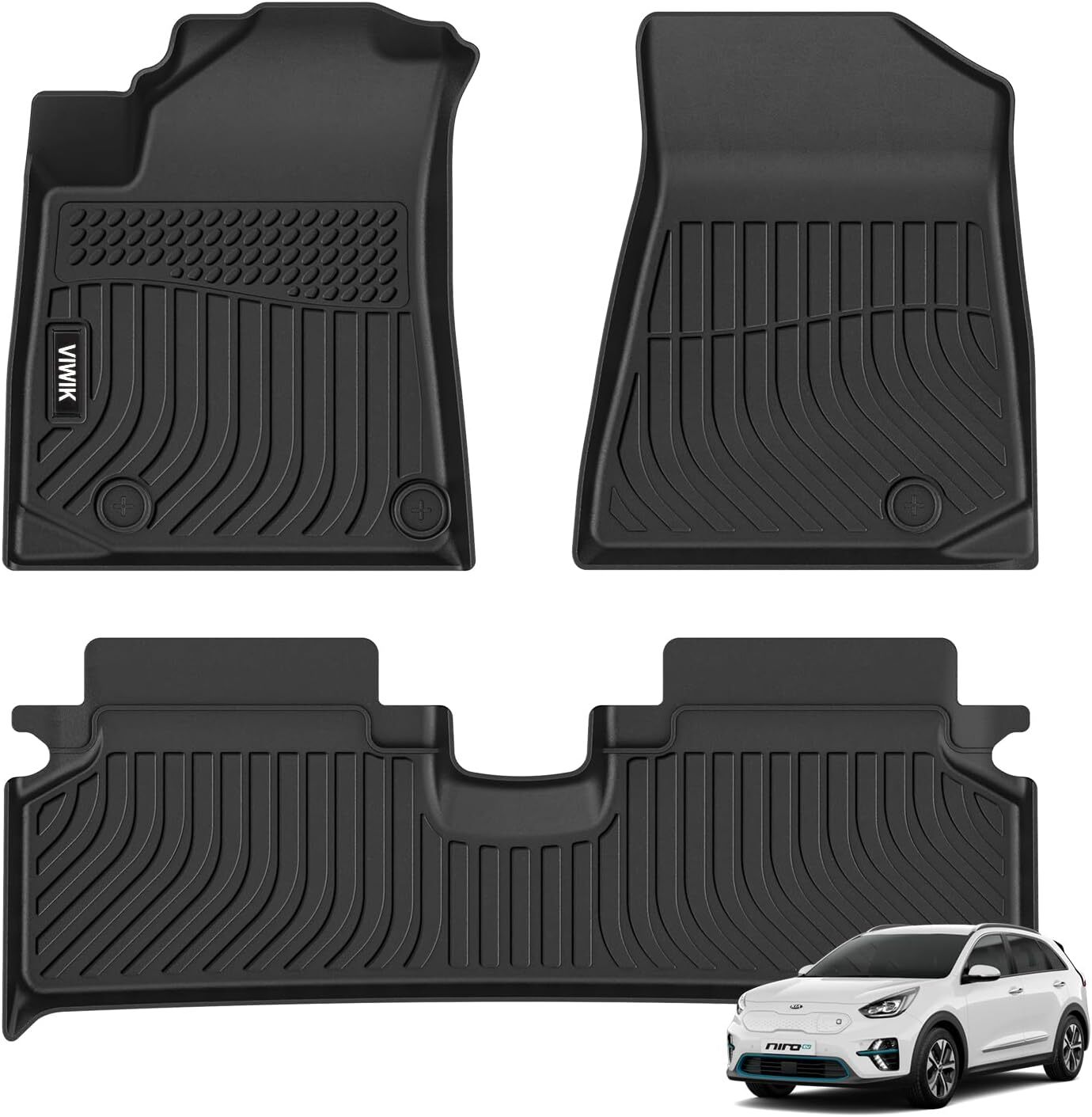 2023-2024 Kia Niro EV Custom All-Weather Floor Mats by VIWIK