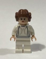 Lego Star Wars Minifigura Princesa Leia Vestido Blanco 10188 10179 10198 - SW0175