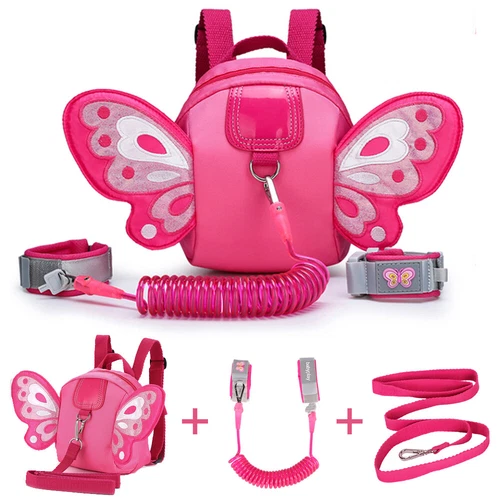 Kind Kleinkind Gurt Rucksack Leine Schultasche mit Anti-Lost Handgelenk Link Armband - Bild 19 von 57