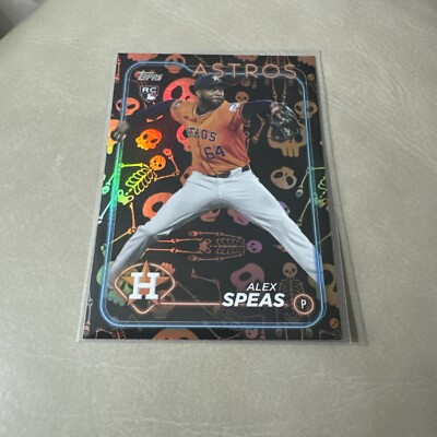 2024 Topps Update Alex Speas RC Skeleton Holiday /50 Houston Astros #US222 