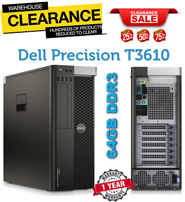 Dell Precision T3610 E5-2690v2 3,00GHz 10-CORE TURBO 3,60GHz 64GB DDR3 2TB SATA