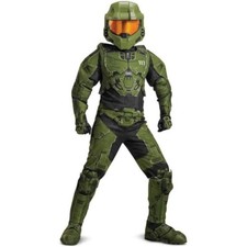 Halo Master Chief 2-Piece Set Halloween Costume Cosplay Boy S 4-6