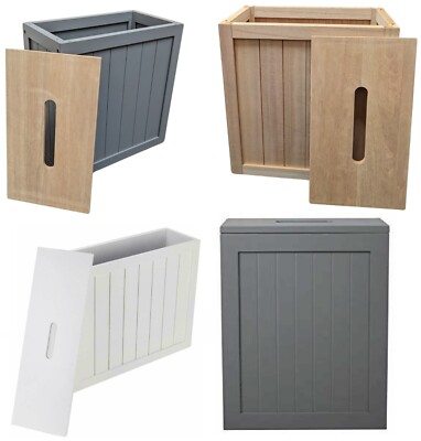 Holz Slimline Aufbewahrung Roll Box Einheit Mehrzweck Badezimmer Shaker Caddy Ordnung