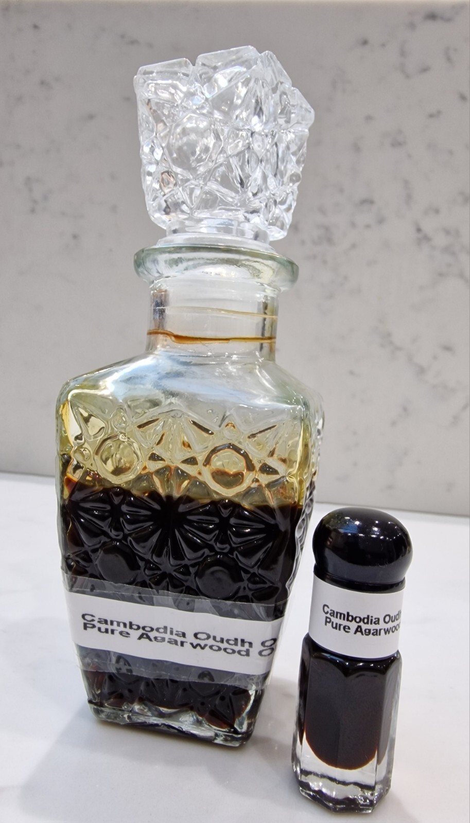 Cambodian Oudh Organic Pure Agarwood Oud Oil High Grade 8 Years Old