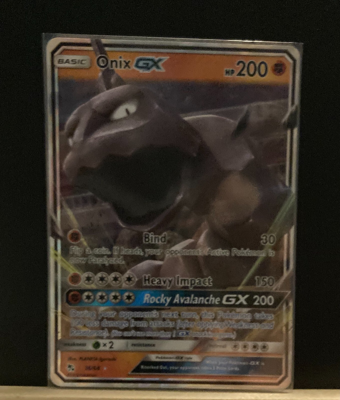 Ultra Rare Onix GX 36/68 Hidden Fates - Pokemon TCG