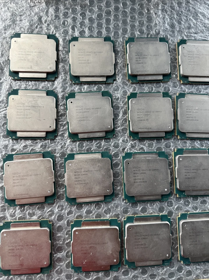 E5-4669V3 -25 X CPU Xeon Quad Socket - 18 Core Da Testare - Immagine 3 di 4