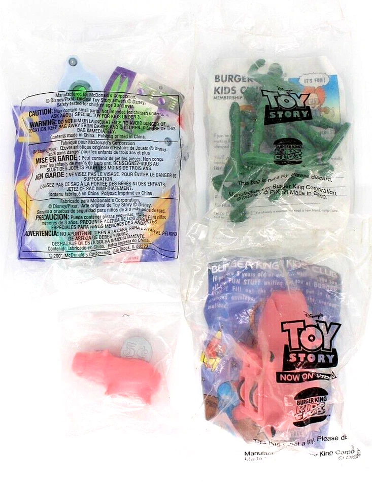 Vintage Toy Story McDonald's & Burger King Kids Happy Meal Lot - Buzz Lightyear - Image 3 of 3