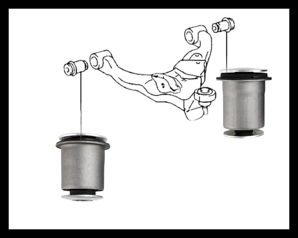 BUJE BRAZO DE CONTROL INFERIOR DELANTERO PARA TOYOTA 4RUNNER FJ CRUISER LEXUS GX470 4 PIEZAS Foto 2 de 2