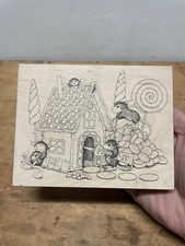 Stampa Rosa House Mouse 273 Home Sweet Home 1998 Christmas