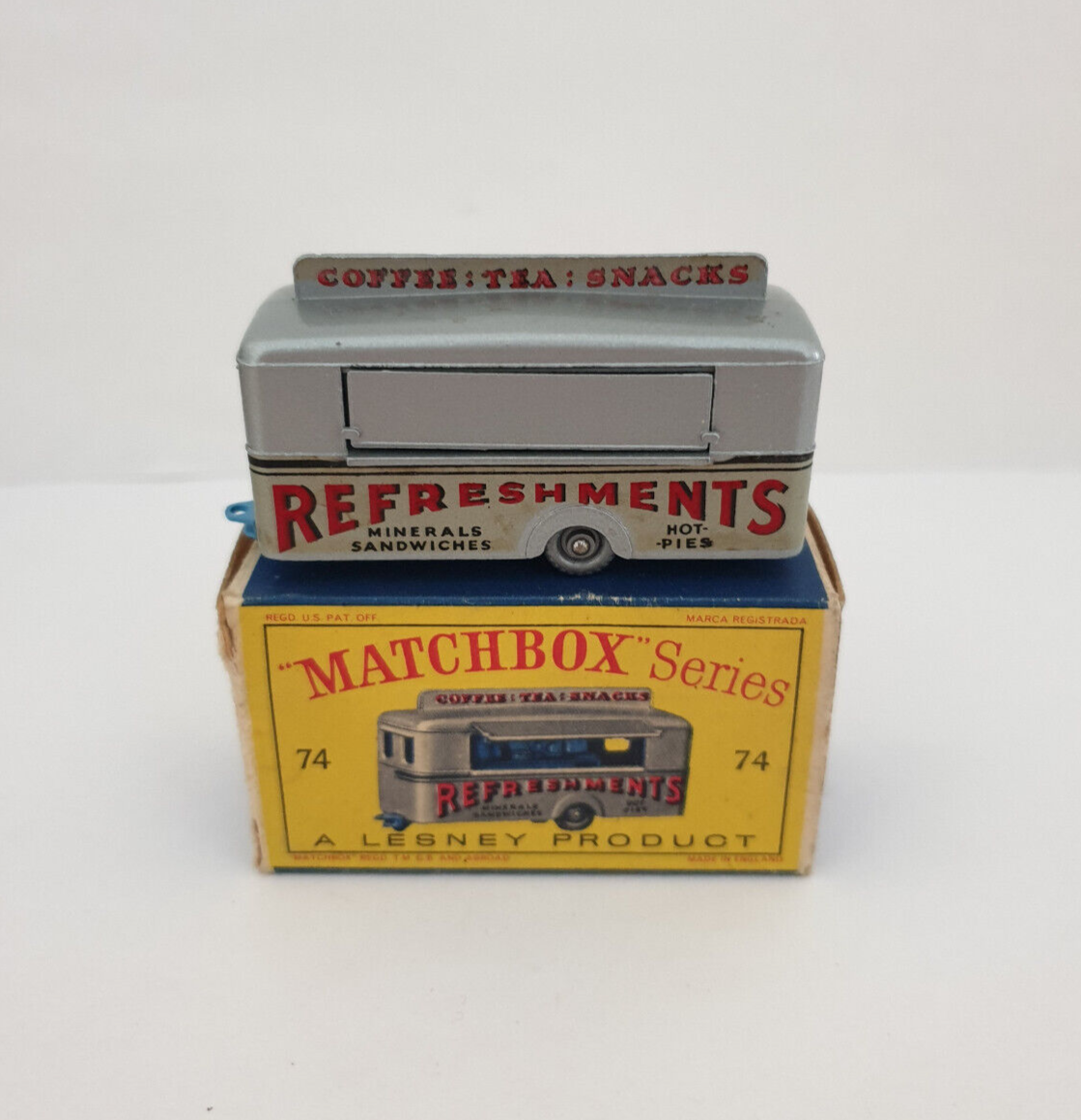 MATCHBOX N°74 MOBILE CANTEEN 1959 Vintage Matchbox No 74 Mobile Canteen With Original Box | eBay UK