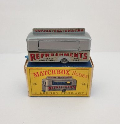 MATCHBOX N°74 MOBILE CANTEEN 1959 Vintage Matchbox No 74 Mobile Canteen With Original Box | eBay UK